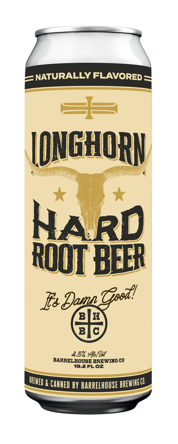 Longhorn Hard Root Beer [19.2oz 4pck Cans]