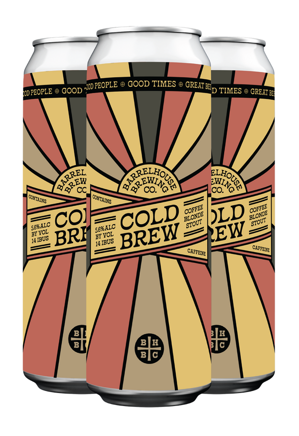 Cold Brew Coffee Blonde Stout ☕️🍻✨ [19.2oz 4-pck Cans]