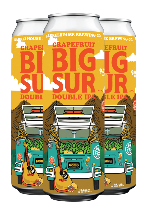 Grapefruit Big Sur Double IPA [19.2oz 4pck Cans]