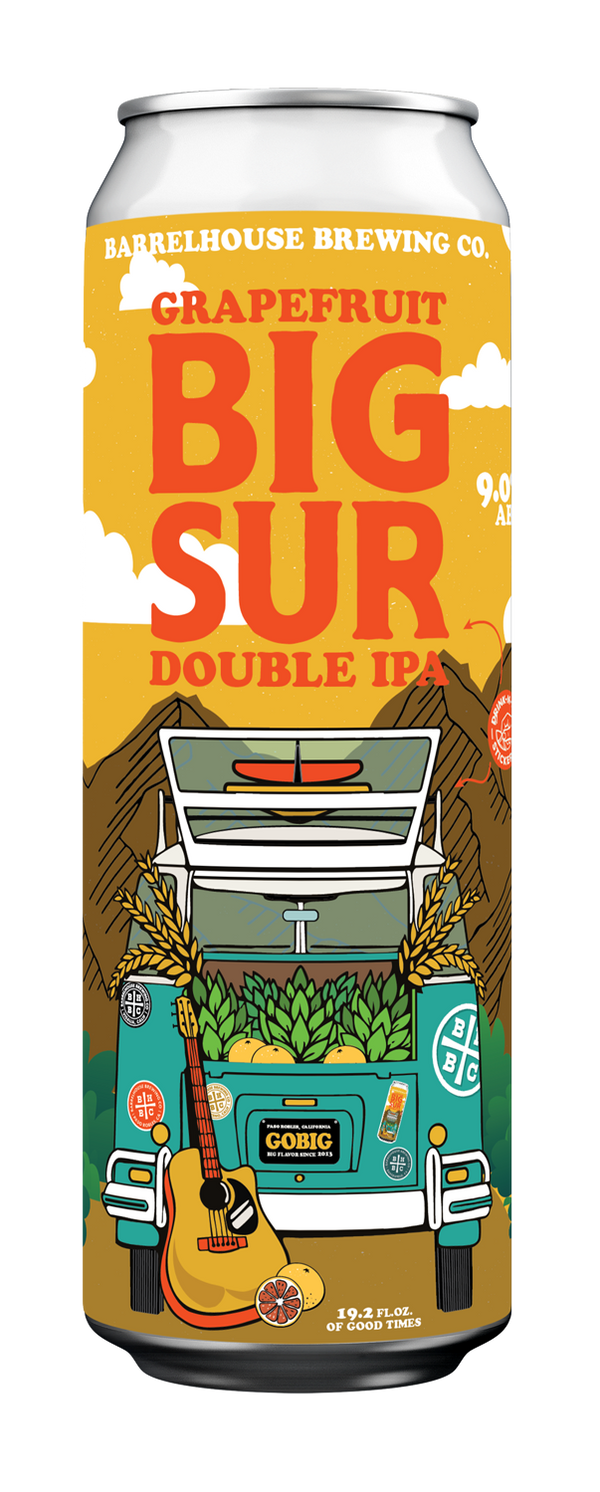 Grapefruit Big Sur Double IPA [19.2oz 4pck Cans]