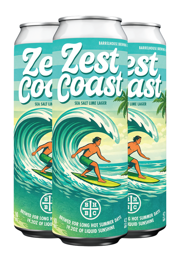 Zest Coast - Sea Salt Lime Lager [19.2oz 4pck Cans]