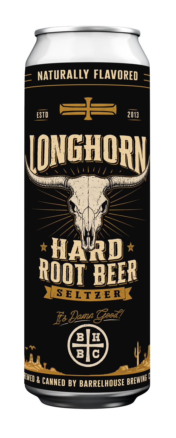 Longhorn Hard Root Beer [19.2oz 4pck Cans]