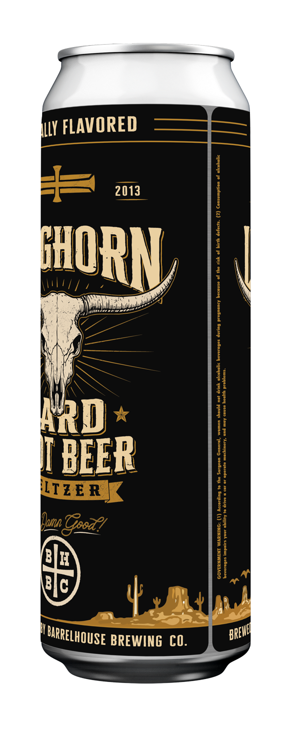 Longhorn Hard Root Beer [19.2oz 4pck Cans]