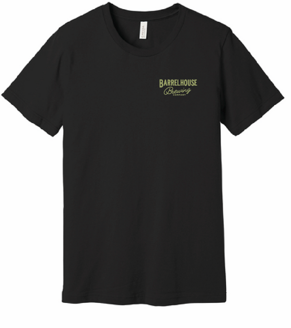 Tshirt - Vintage Sign - Black/Sage
