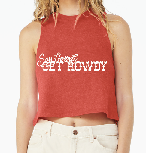 Say Howdy - Racerback Tank