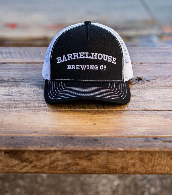 BarrelHouse Arched Logo Trucker Hat